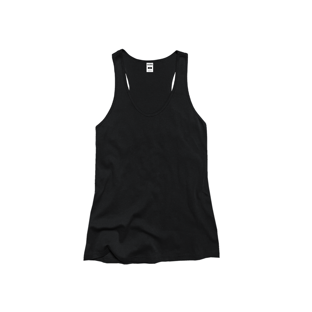 Ladies Premium Cotton Rib Racerback Tank