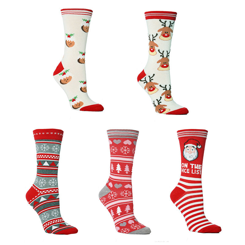 Christmas cotton socks