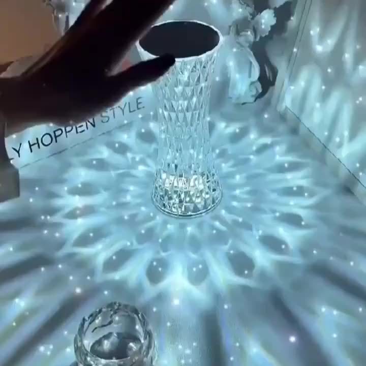 Stylish Bedside Lamp with a Crystal Touch Control