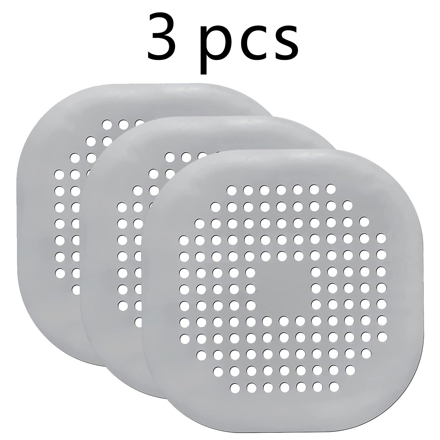 5pcs/3pcs/1pc Silicone Hair Filter | Bathtub and Shower Floor Drain Plug, Kitchen Deodorant Plug, Anti-Clogging Sink Filter