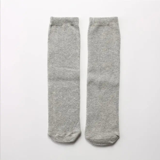 Children's socks wholesale infant kids knee high girl cartoon toddler baby socks cotton knee high long 2 to 10 Year kids socks