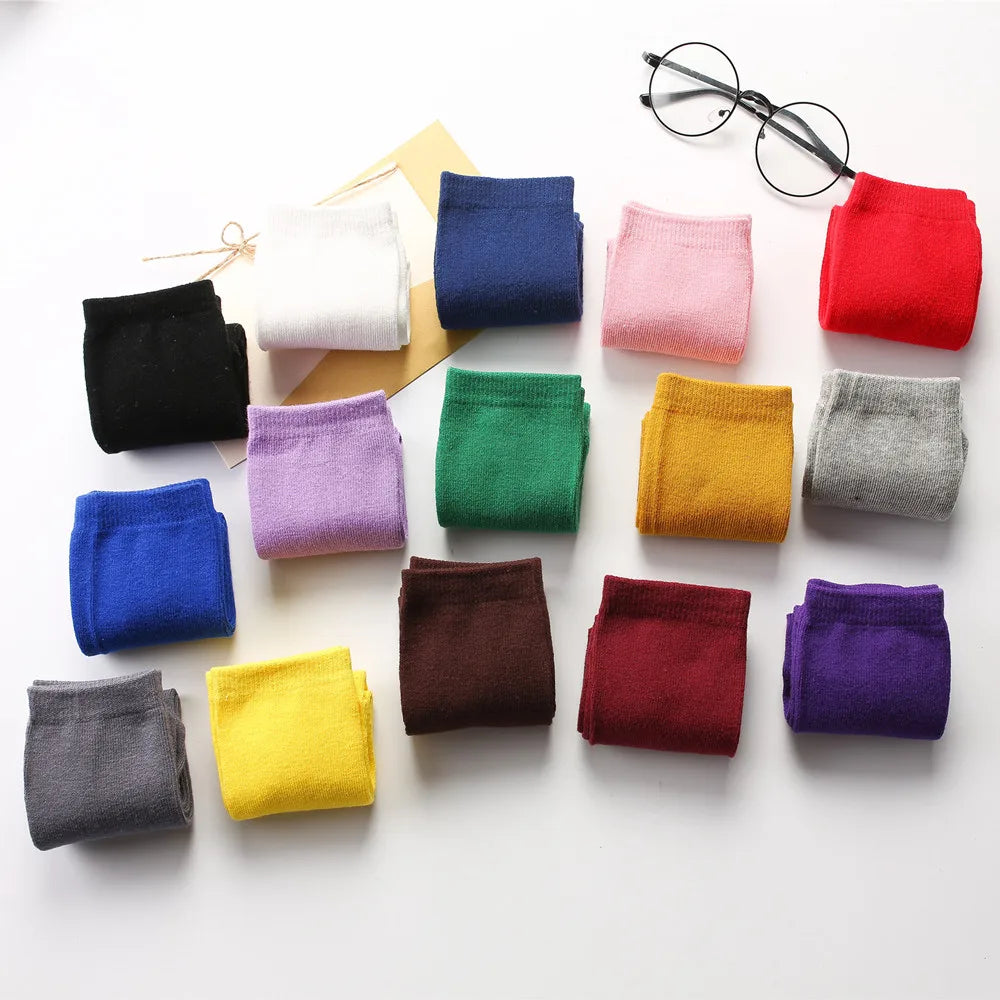 Children's socks wholesale infant kids knee high girl cartoon toddler baby socks cotton knee high long 2 to 10 Year kids socks