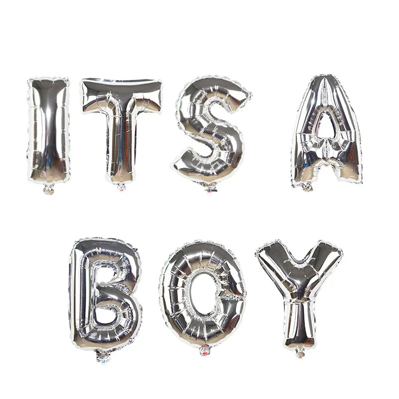 Baby Shower Boy Girl Decorations Set It's a Boy It's a Girl oh baby Balloons Gender Reveal Kids Birthday Party Baby Shower Gifts
