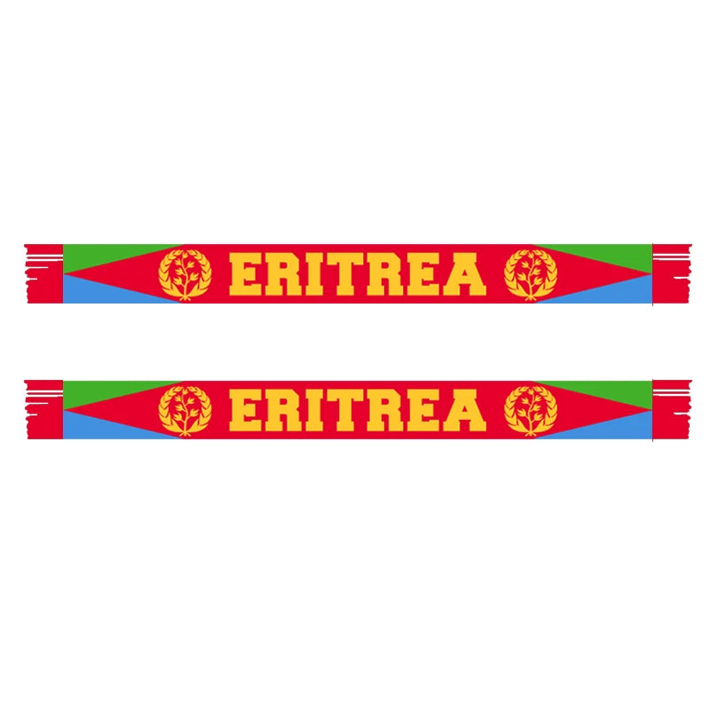 15x150cm  Eritrea Flag  Satin Scarf Banner