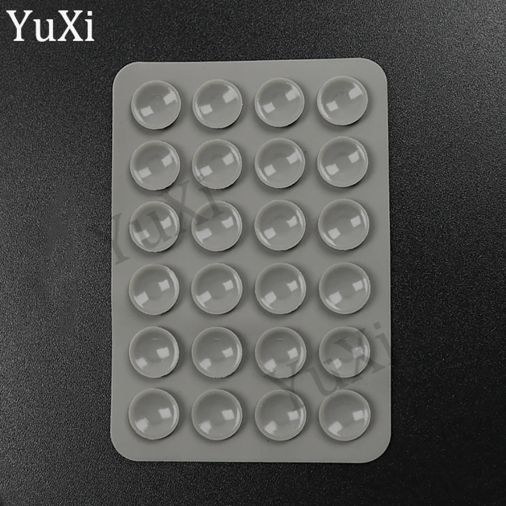 5Pcs Suction Cup Phone Case Mount Silicone Sticky Phone Stand Anti Slip Rubber Sucker Pad for Phone Holder Backed Fixing Pad