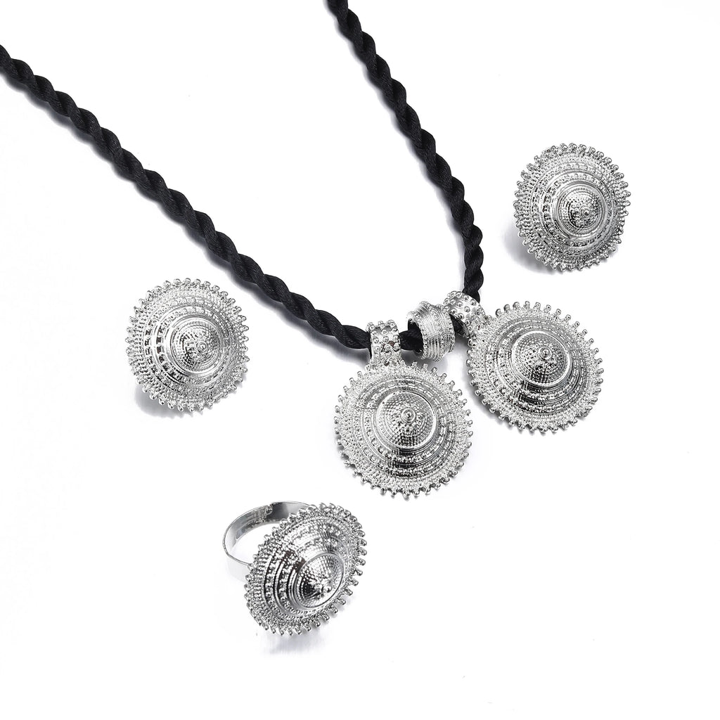 Ethiopian Eritrea Ethnic Jewelry Sets Women Girls Africa Wedding Party