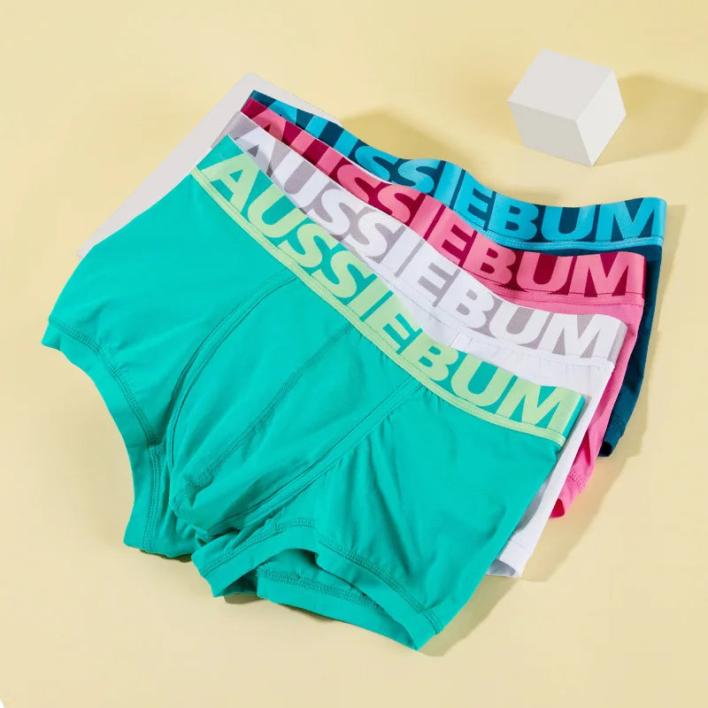 Cotton Underwear for Men, Low Waisted, Sexy Trendy Briefs, Comfortable Sweat-Absorbent, Antibacterial Boxer Shorts, Brand Underp