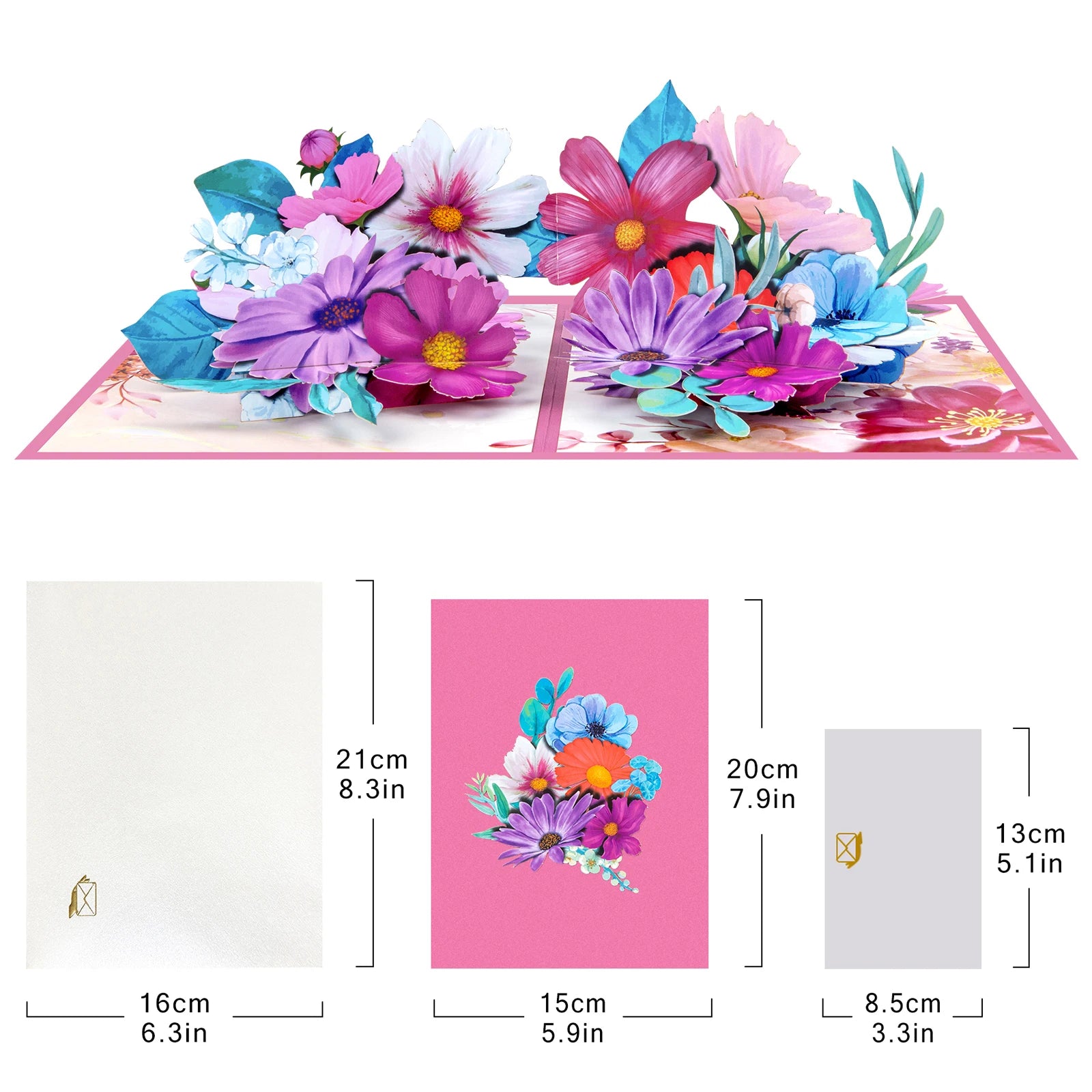 3D Happy Mother's Day Card, Pop Up Mothers Day Card, Card for Mom