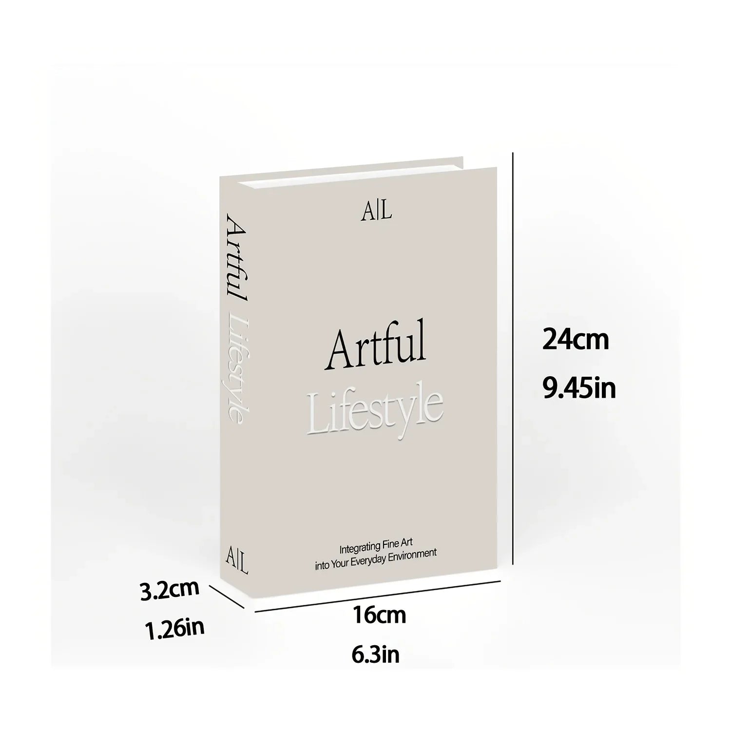 3 pieces of home decoration paper fake books, exquisite simulation books, brown, white and beige home desktop decoration,bedside