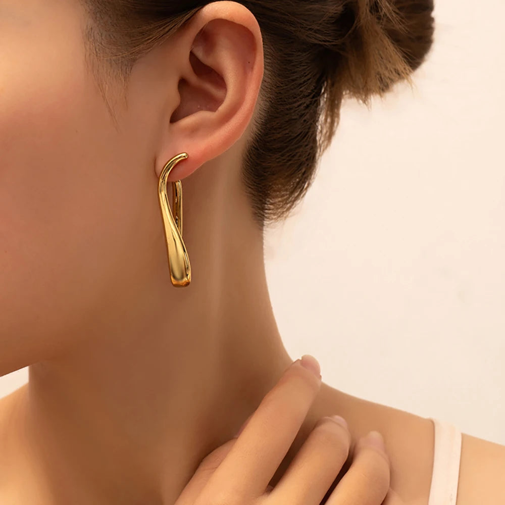 2PCS/Middle East Ethiopian Earrings Dubai European and American Women's Fashion Jewelry Ethiopian Bridal Wedding Jewelry