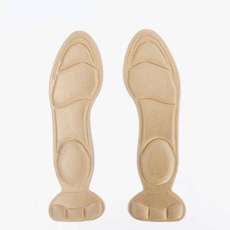 1 Pair 7 in 1 Memory Foam Insoles Women High-heel Shoes Insoles Anti-slip Cutable Insole Comfort Breathable Foot Care Pads