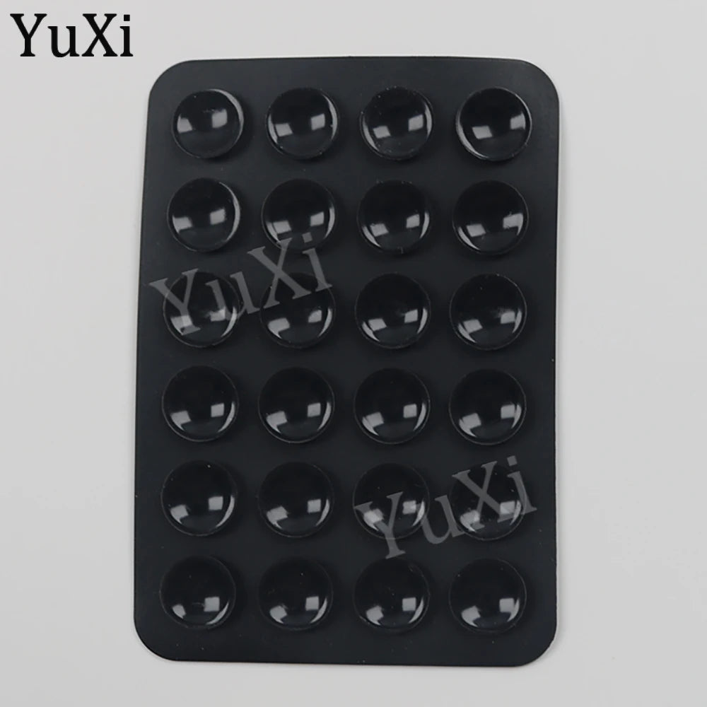 5Pcs Suction Cup Phone Case Mount Silicone Sticky Phone Stand Anti Slip Rubber Sucker Pad for Phone Holder Backed Fixing Pad