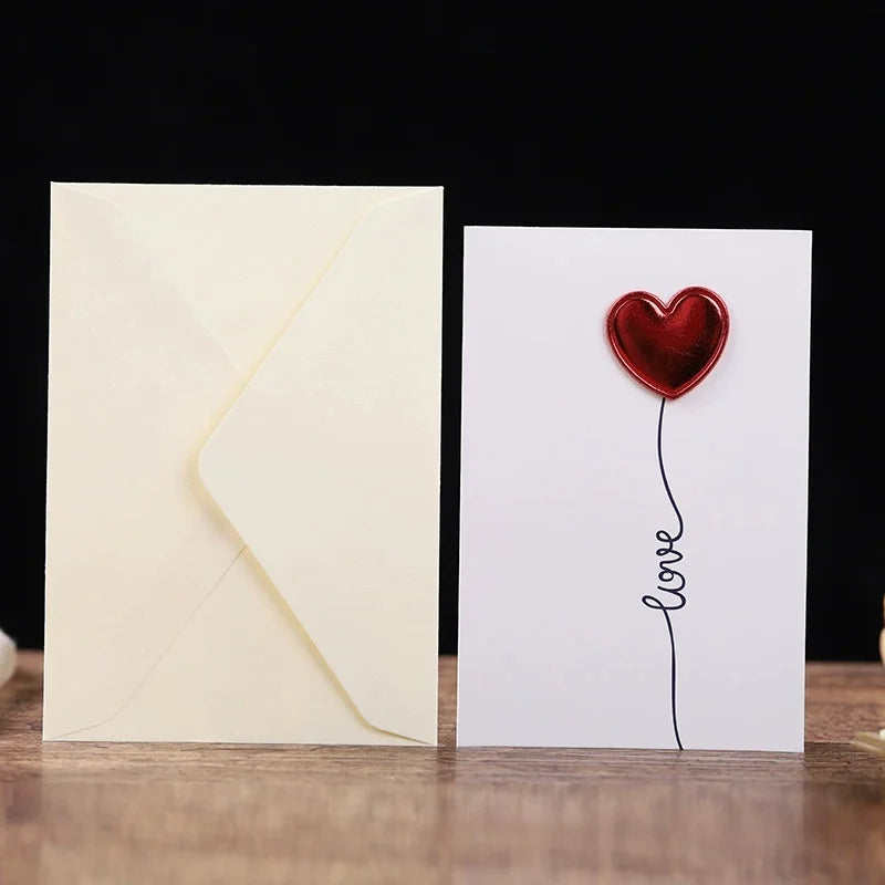 Cards And Envelopes - Envelopes With Blank Cards, Tiny Valentines Day Card, Little Love Notes For Him, Her, Wife, Husband