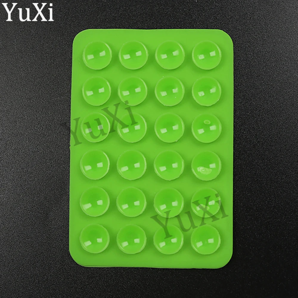 5Pcs Suction Cup Phone Case Mount Silicone Sticky Phone Stand Anti Slip Rubber Sucker Pad for Phone Holder Backed Fixing Pad