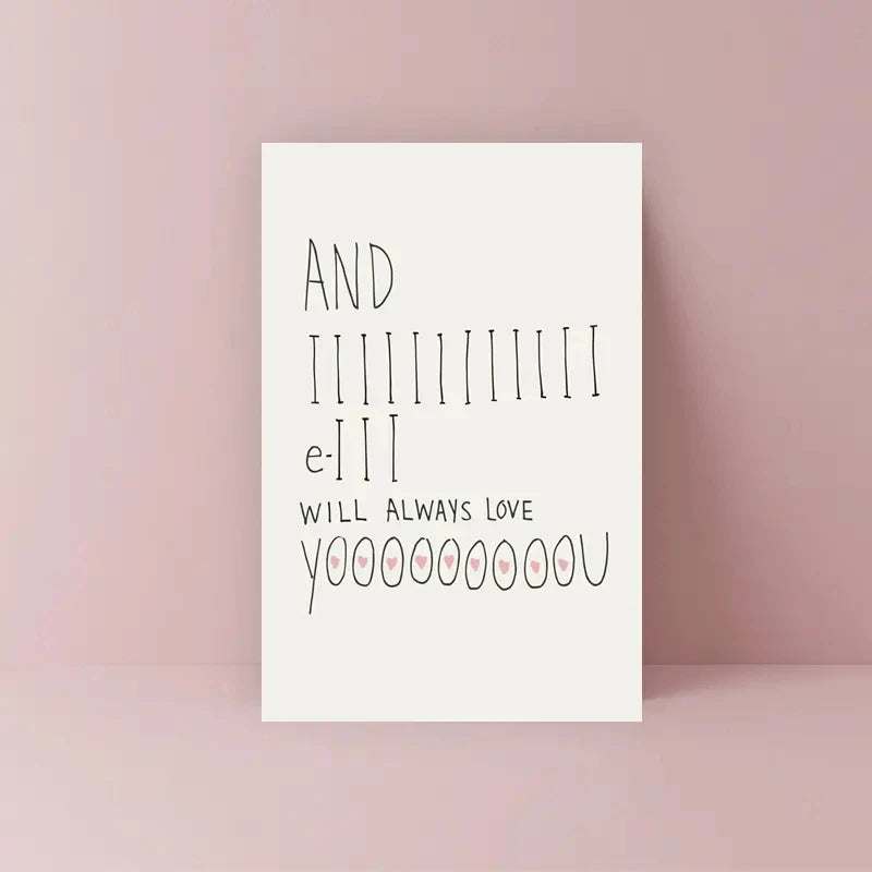 1 pc Valentine's Day Cards For Every Person In Your Life,A Fun And Creative Holiday Greeting Card Sweet Funny Card For Valentine