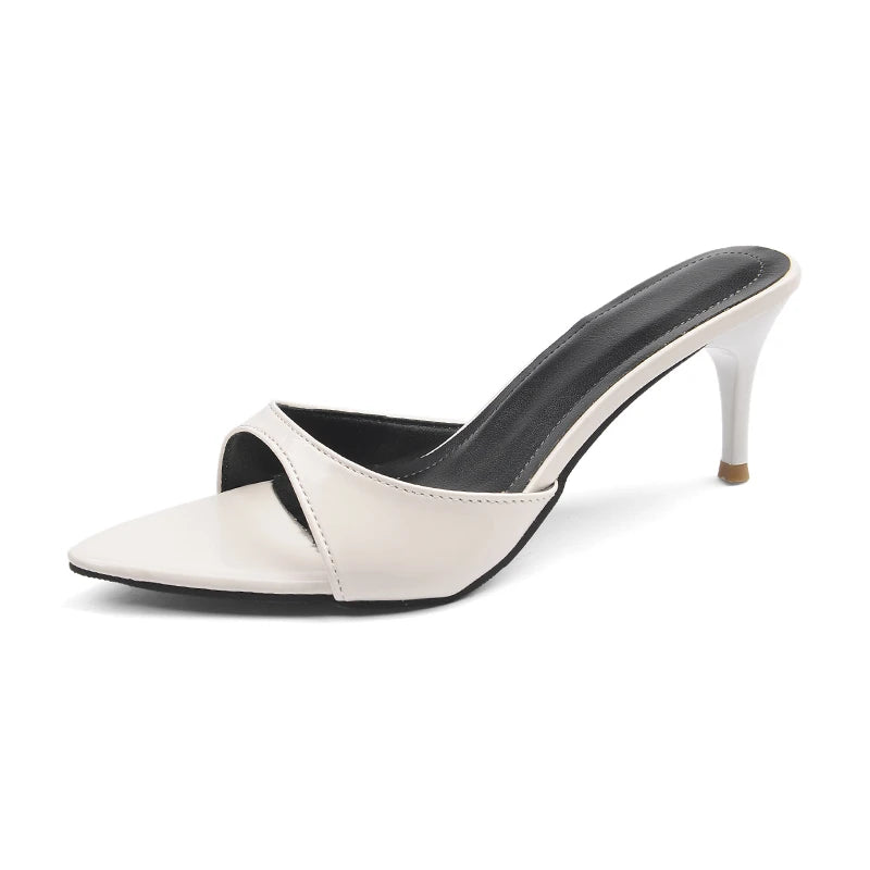 Women's High Heels Summer Women Fashion Classic Pointy Open Toe Stiletto Heels Sexy Women's Party Women's Sandals
