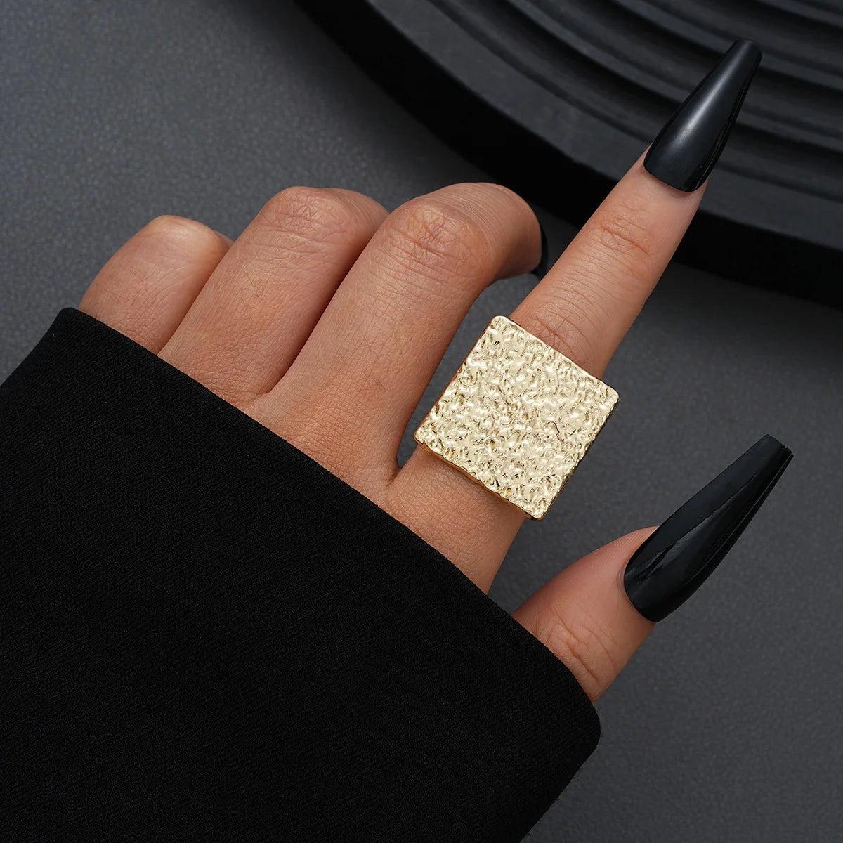 14 Piece Simple Luxury Ring Set for Women Fashion Smooth Wide Face Irregular Geometric Rings Daily Party Wear Jewelry Gifts New