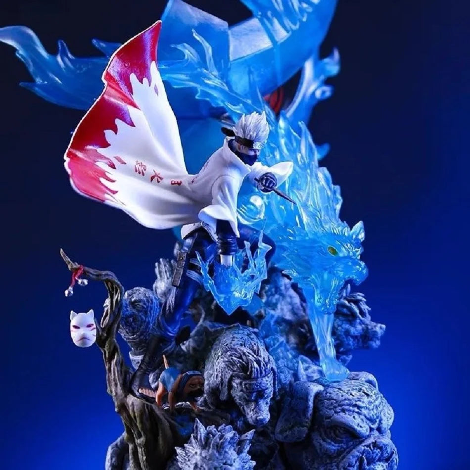 23cm Pvc Naruto Gk Anime action Figure Hatake Kakashi toy Figure Statue Ornament Collection Model Decora Figurine Christmas gift