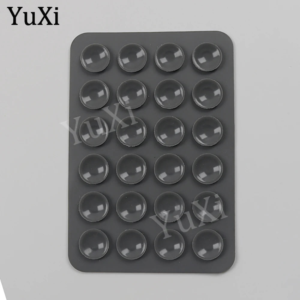 5Pcs Suction Cup Phone Case Mount Silicone Sticky Phone Stand Anti Slip Rubber Sucker Pad for Phone Holder Backed Fixing Pad