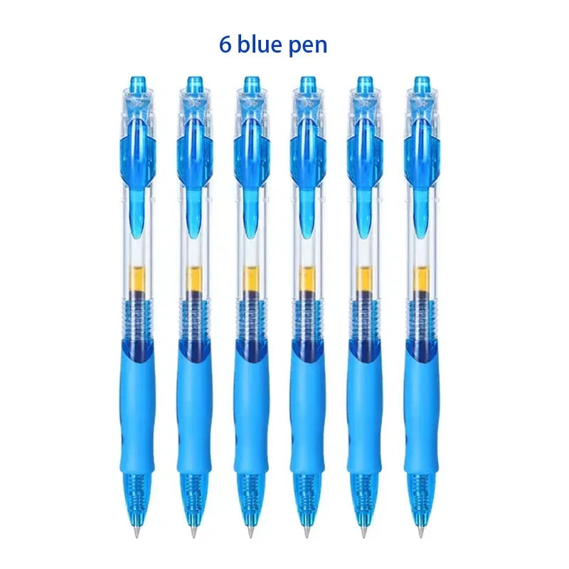 13-30Pcs 0.5mm Fine Point Retractable Gel Pens, Black Ink, Soft Anti-Slip Grip, Smooth Writing, Office & School Stationery Set