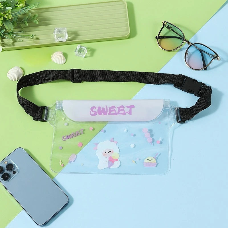 Waterproof Phone Bag, Three-Layer Sealed Touch Screen Waterproof Phone Waist Bag, Suitable For Swimming, Drifting, And Diving