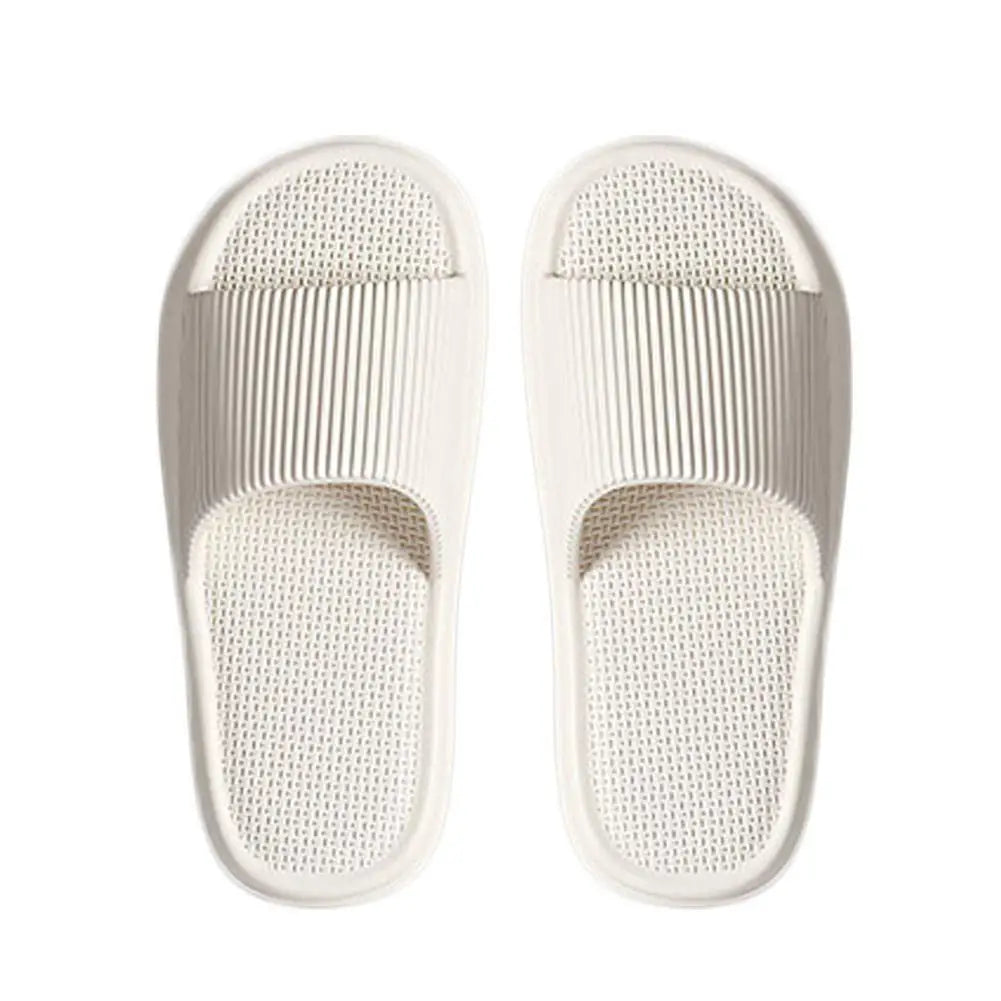 Size 38-41 Men Slippers Summer Solid Color Flat Sole Home Slippers For Women Man Coupple Bath Beach Slides Shoes