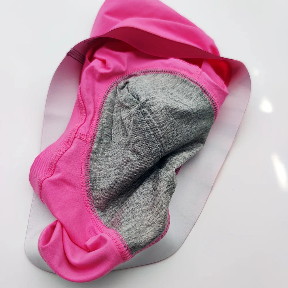 Cotton Underwear for Men, Low Waisted, Sexy Trendy Briefs, Comfortable Sweat-Absorbent, Antibacterial Boxer Shorts, Brand Underp