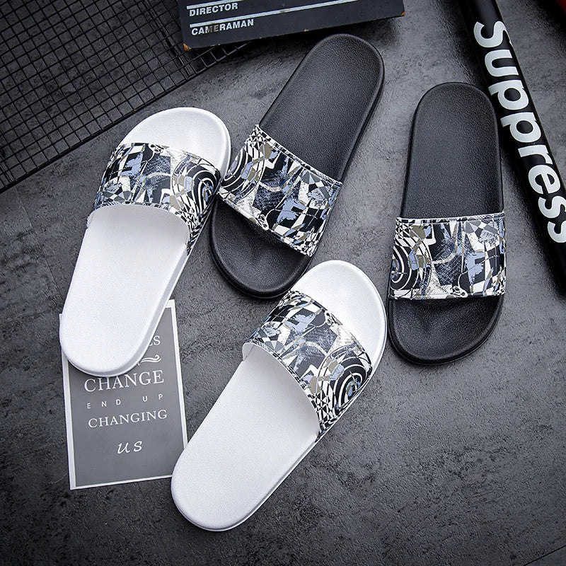 2025 Shoe Slippers for Women Summer Beach Shoe Soft Soled Outdoor Men Slippers Women Shoe Casual Sneaker Sandalias Chanclas