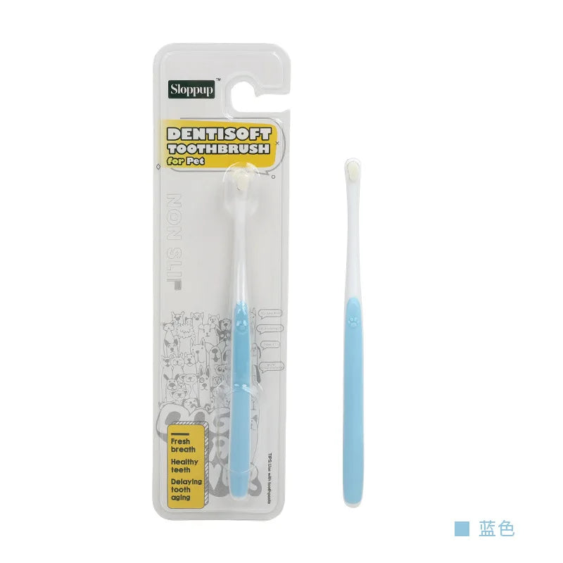 Dog Toothbrush Dog Teeth Cleaning Soft Hair Toothbrush for Dogs Oral Cleaning Comfortable Handle Dogs Teeth Brush Pet Products