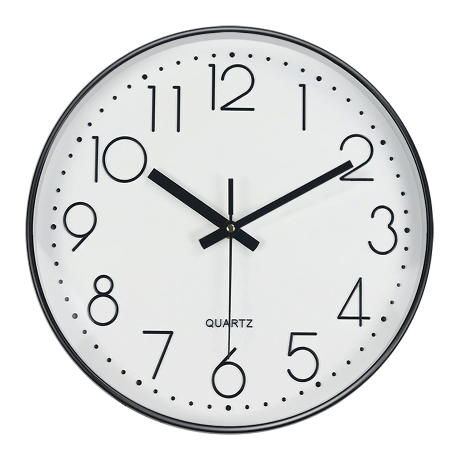 8-Inch Minimalist Quartz Wall Clock, 3D Digital Clock, Silent Clock for Living Rooms, Bedrooms, and Offices, Home Decor