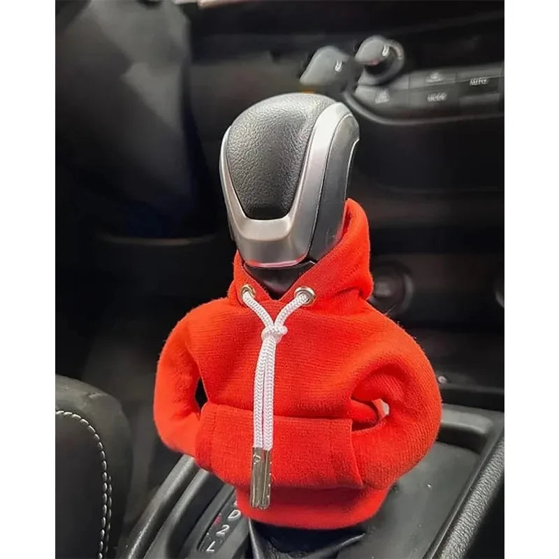 Hoodie Car Gear Shift Cover Fashion Gearshift Hoodie Car Gear Shift Knob Cover Manual Handle Gear Sweatshirt Change Lever Cover