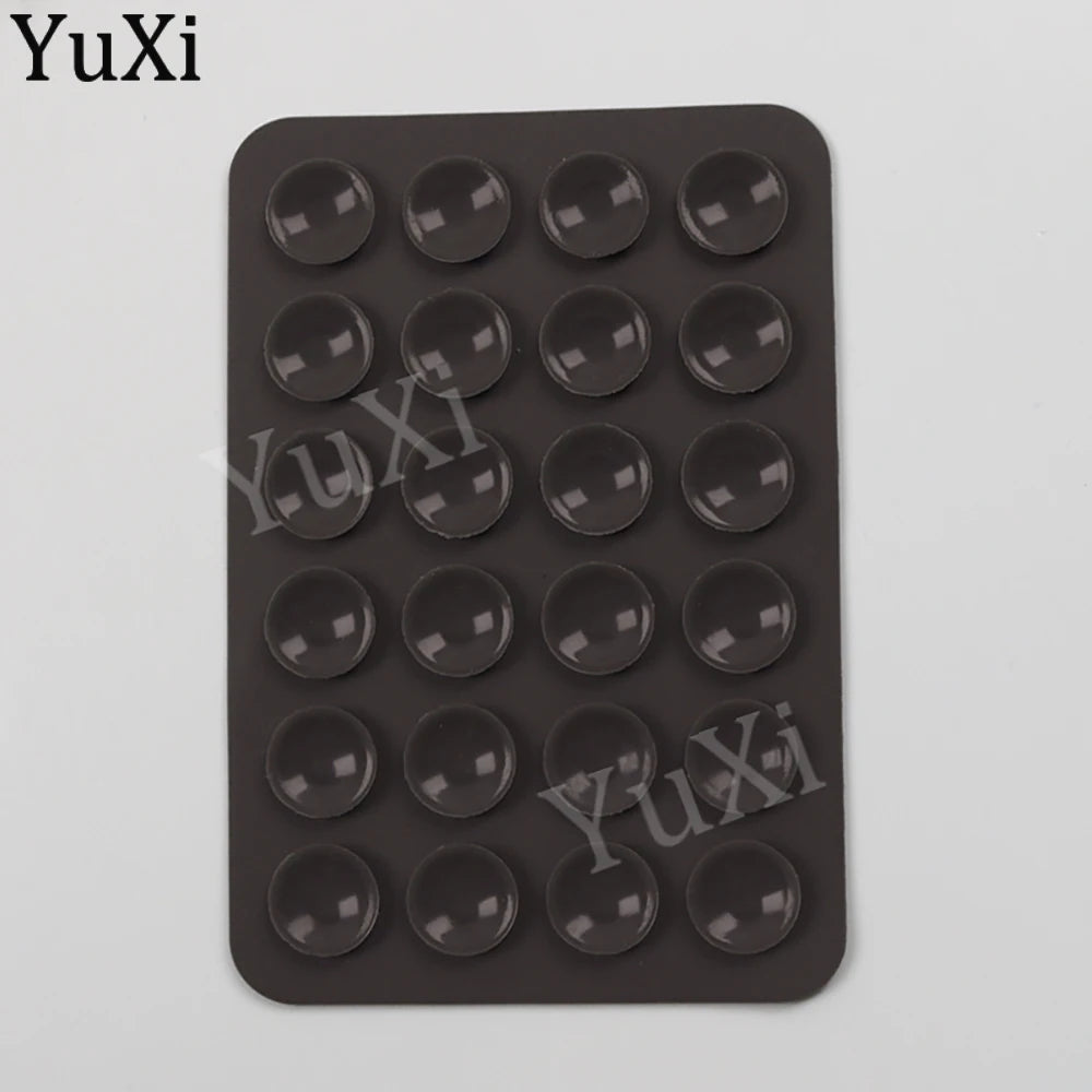 5Pcs Suction Cup Phone Case Mount Silicone Sticky Phone Stand Anti Slip Rubber Sucker Pad for Phone Holder Backed Fixing Pad