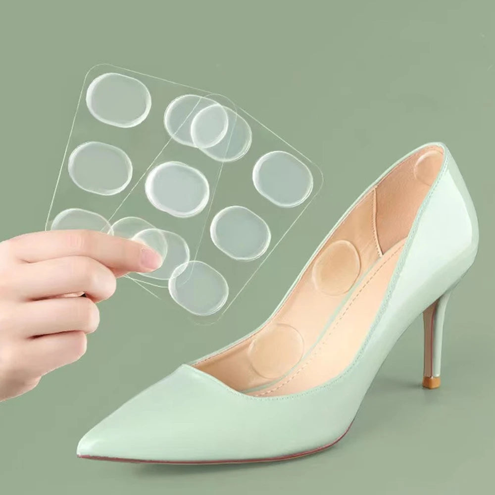 6Pcs Silica Gel Insole Heel Anti Wear Sticky Shoes Cobbler Sticker Back Sneaker Lined with Anti-Wear After Heels Stick Foot Care