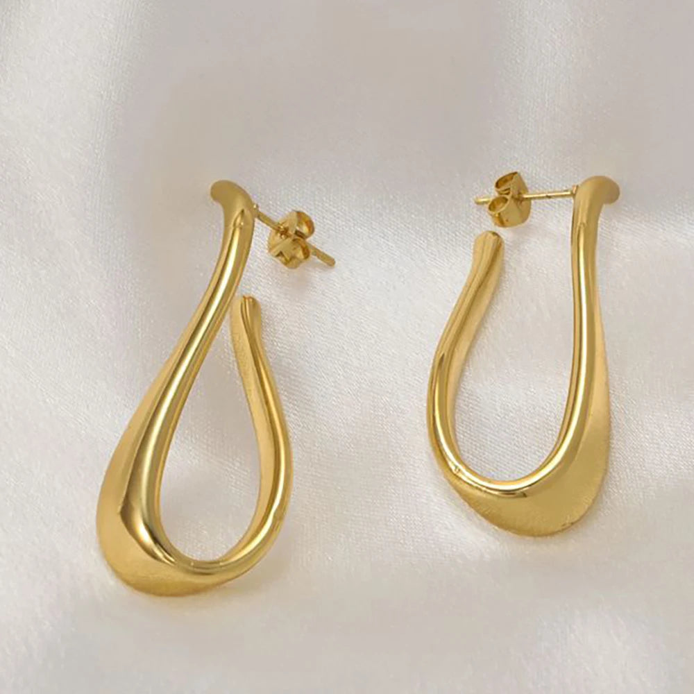 2PCS/Middle East Ethiopian Earrings Dubai European and American Women's Fashion Jewelry Ethiopian Bridal Wedding Jewelry