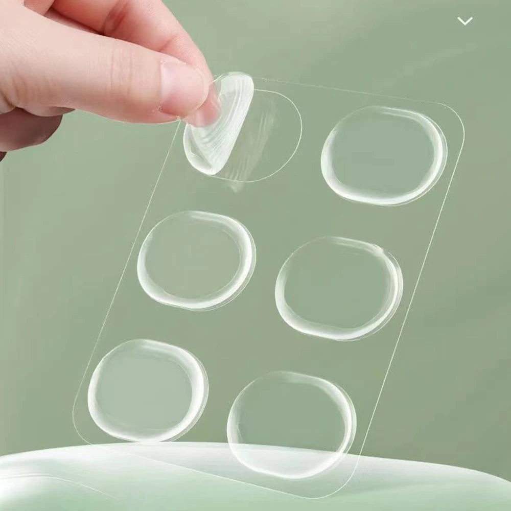6Pcs Silica Gel Insole Heel Anti Wear Sticky Shoes Cobbler Sticker Back Sneaker Lined with Anti-Wear After Heels Stick Foot Care