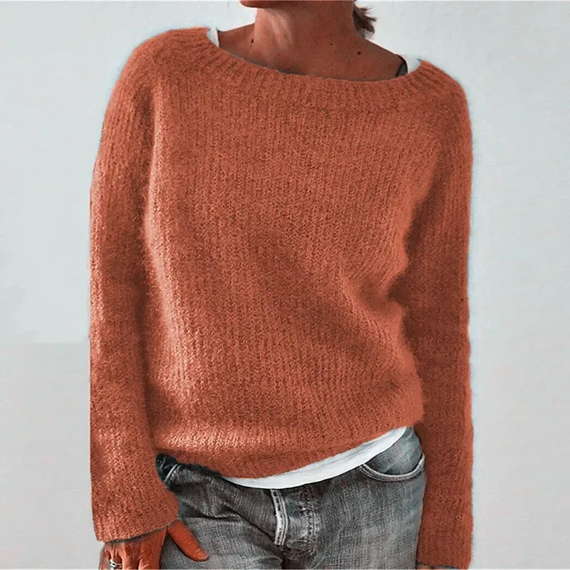 2025 Spring Knitting Oversize Women's Sweater Black O-neck Long Sleeve Loose Warm Sweaters Female Trendy Casual Ladies Clothes