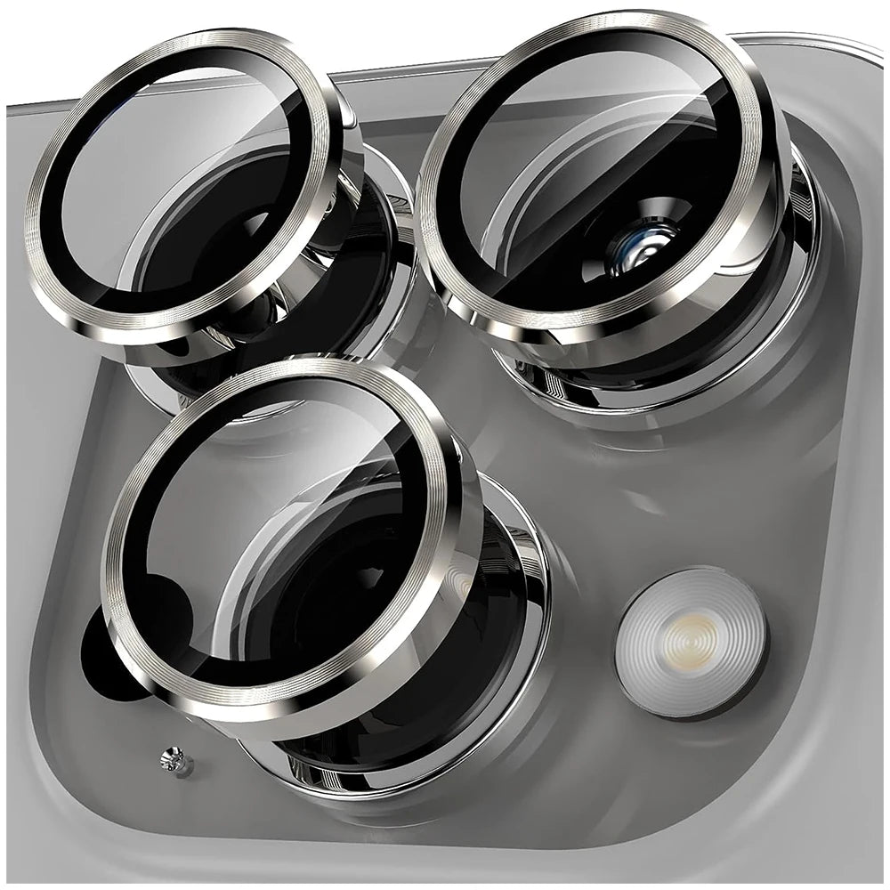 3PCS Lens Protector For IPhone 14 15 Plus For 12 13 Mimi For 11 12 13 14 15 Pro Max on Lens Cover Film Back Silvery Purple