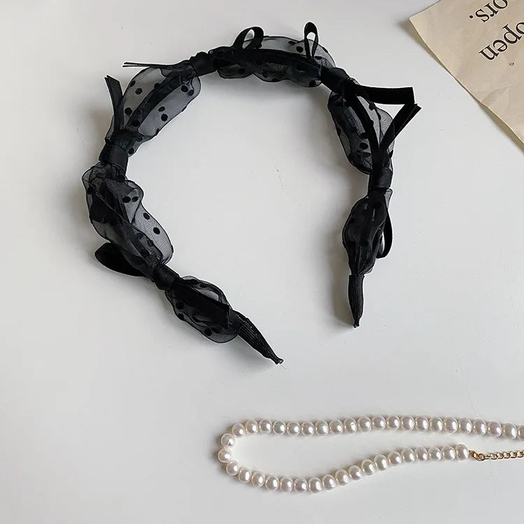 Hair accessories for women head band  designer summer Hoop bows girl fashion korean Lot new lolita 2022 vintage fascinator fairy