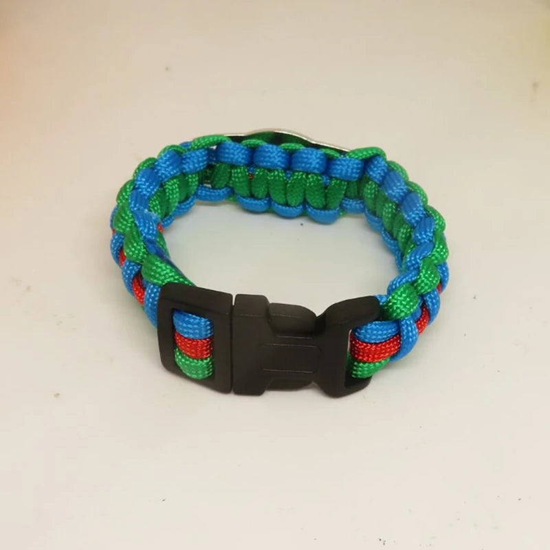 Love Eritrea Flag Bracelet Handmade Charm Bracelets & Bangles For Women And Men Jewelry Freindship Lovers Gift