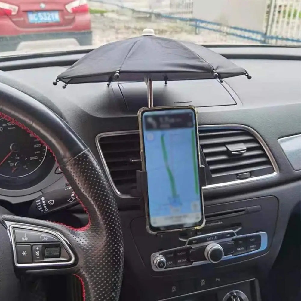 Sucker Mobile Phone Sunshade Umbrella With Suction Cup Phone Stands Outdoor Cover Sun Mount Phone Holder Accessories Waterproof