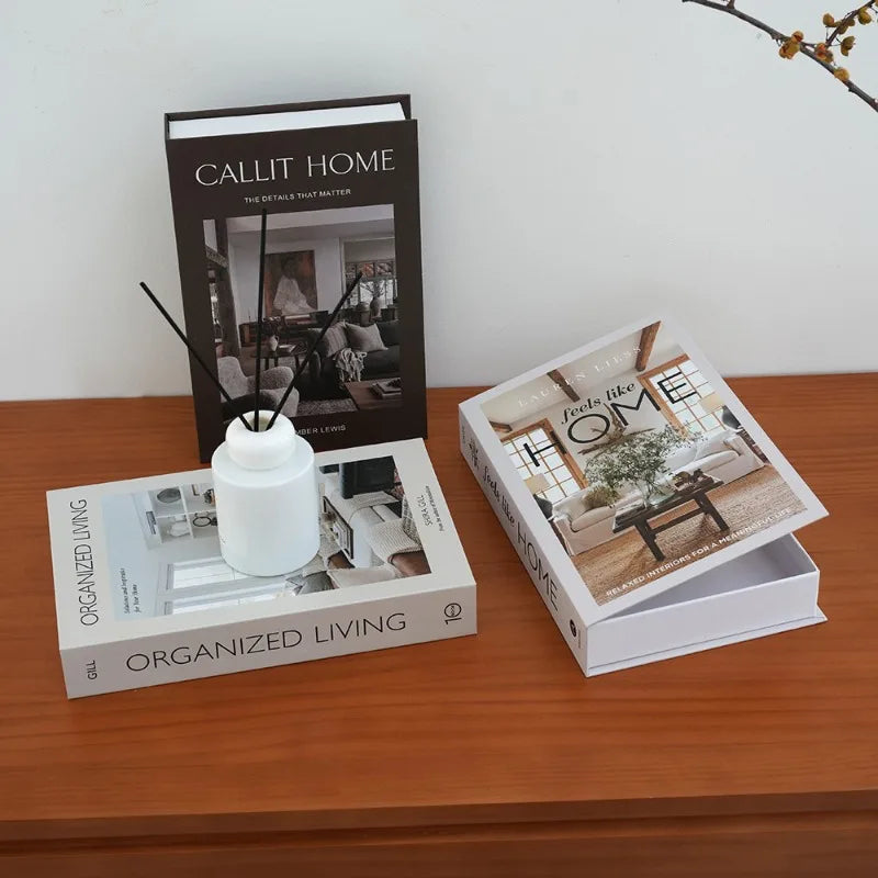 Simple Home Serie Fake Book Decoration Living Room Aesthetics Prop Books Decorations Interior Coffee Table Ornaments Additional