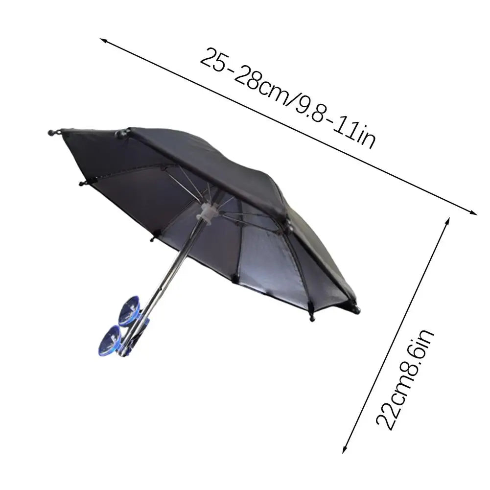 Sucker Mobile Phone Sunshade Umbrella With Suction Cup Phone Stands Outdoor Cover Sun Mount Phone Holder Accessories Waterproof