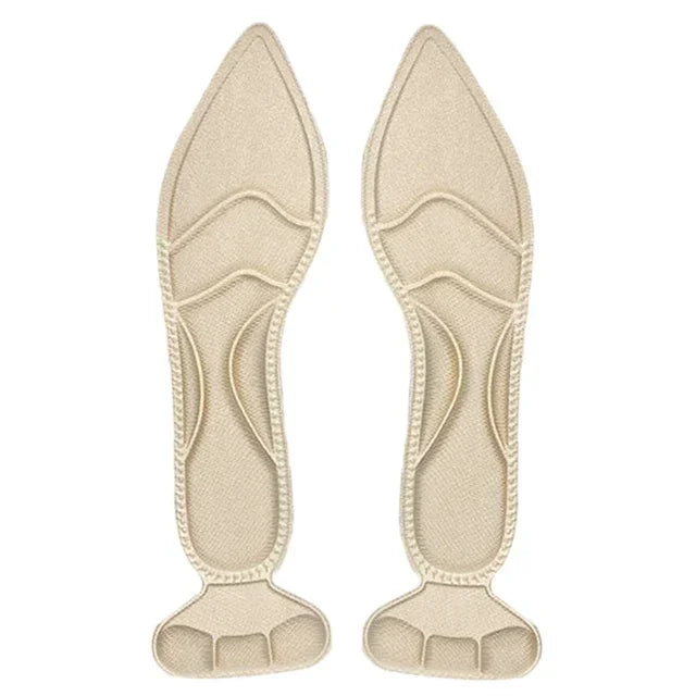 1 Pair 7 in 1 Memory Foam Insoles Women High-heel Shoes Insoles Anti-slip Cutable Insole Comfort Breathable Foot Care Pads