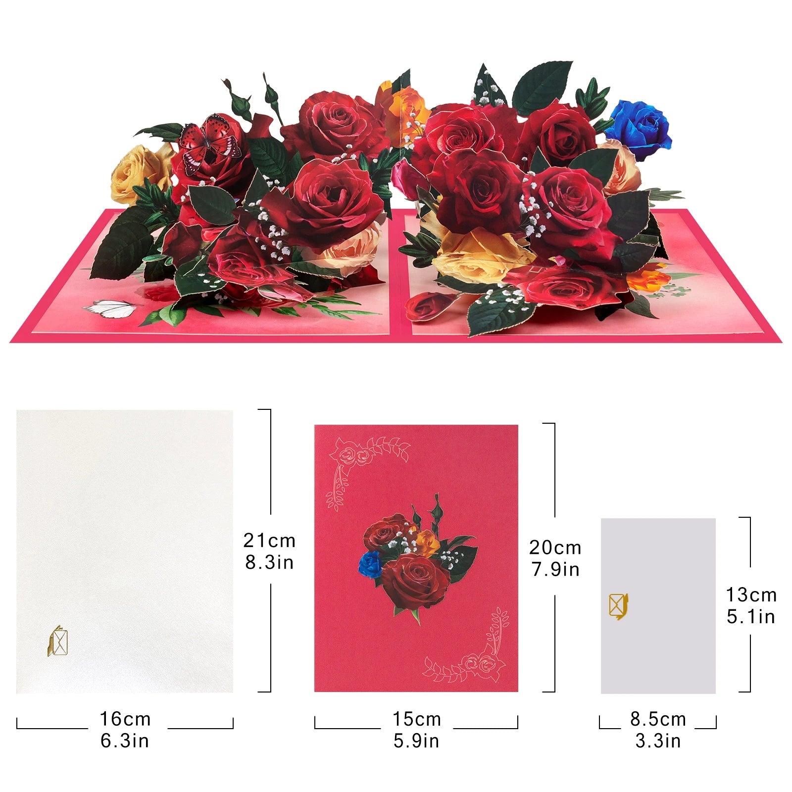 3D Happy Mother's Day Card, Pop Up Mothers Day Card, Card for Mom