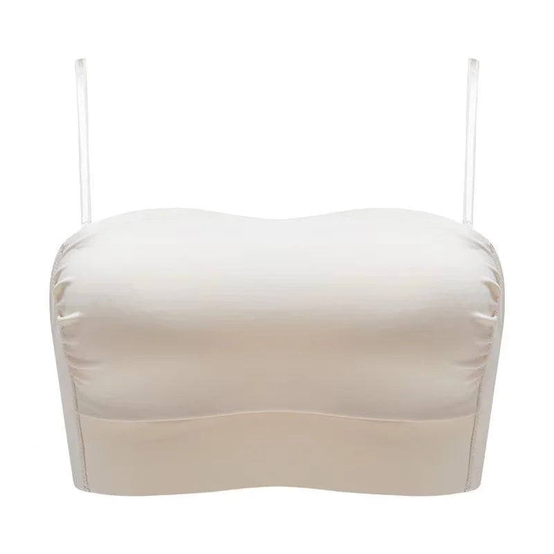 Bra Underwear For Women With anti Stray Light Wrap, Thin Shoulder Straps, Thin Back Vest, Sexy Bra, All In One For External Wear