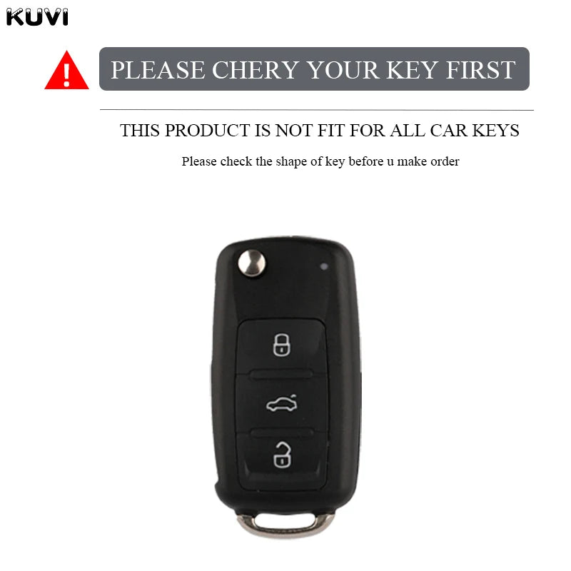 Leather TPU Car Key Case Car Key Full Cover Protection Bag for VW Volkswagen Polo Tiguan Passat Golf Jetta Lavida Skoda Octavia