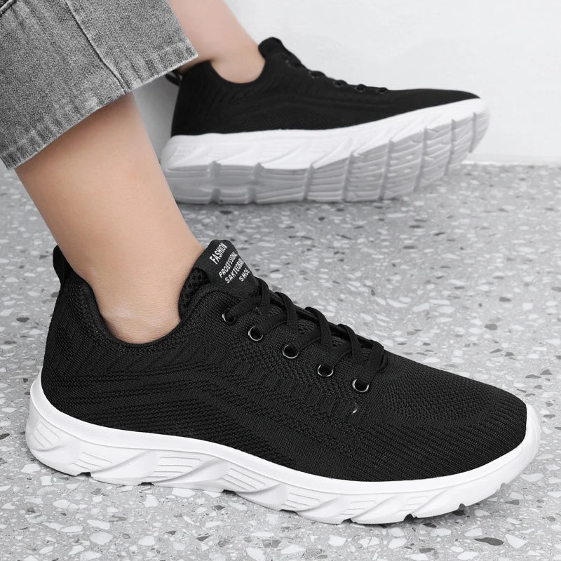 YRZL Lightweight Running Shoes Breathable Non-Slip Running Shoes Men Comfortable Sneakers Outdoor Sports Soft Wear-Resistant