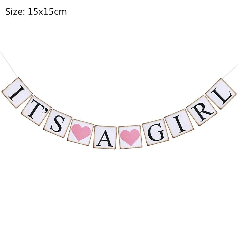 Baby Shower Boy Girl Decorations Set It's a Boy It's a Girl oh baby Balloons Gender Reveal Kids Birthday Party Baby Shower Gifts