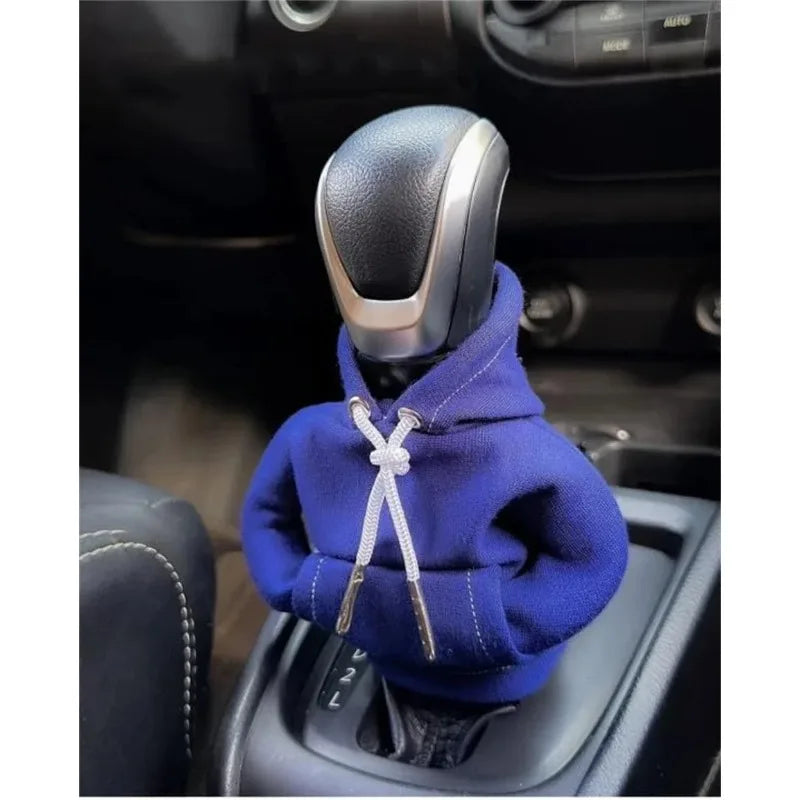 Hoodie Car Gear Shift Cover Fashion Gearshift Hoodie Car Gear Shift Knob Cover Manual Handle Gear Sweatshirt Change Lever Cover