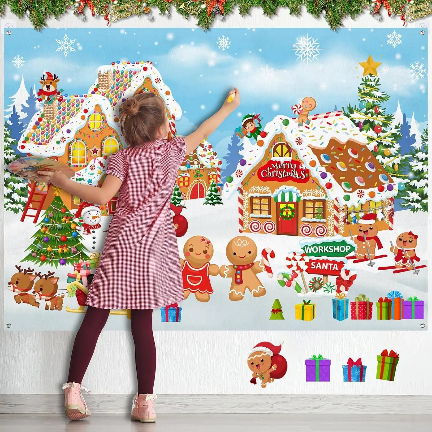 Thanksgiving Felt Tree Craft Kit Fall Tree Montessori Busy Board Family Decorations Activity Education Toy Wall Hanging Gifts